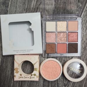 ColourPop Eyeshadow Palette and Blush - Shimmering Neutrals